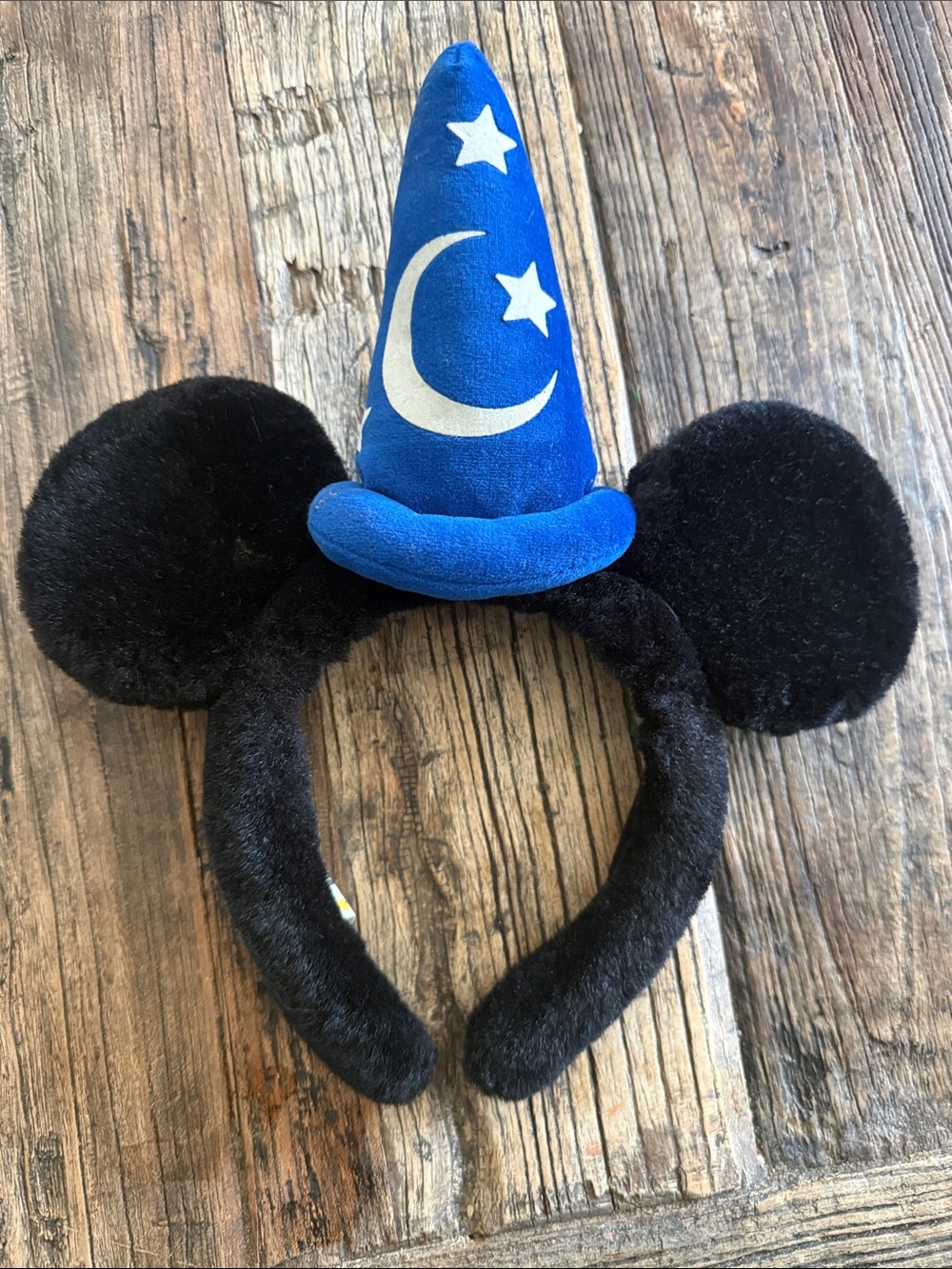 Blue Sorcer Hat Mickey Ear Headband